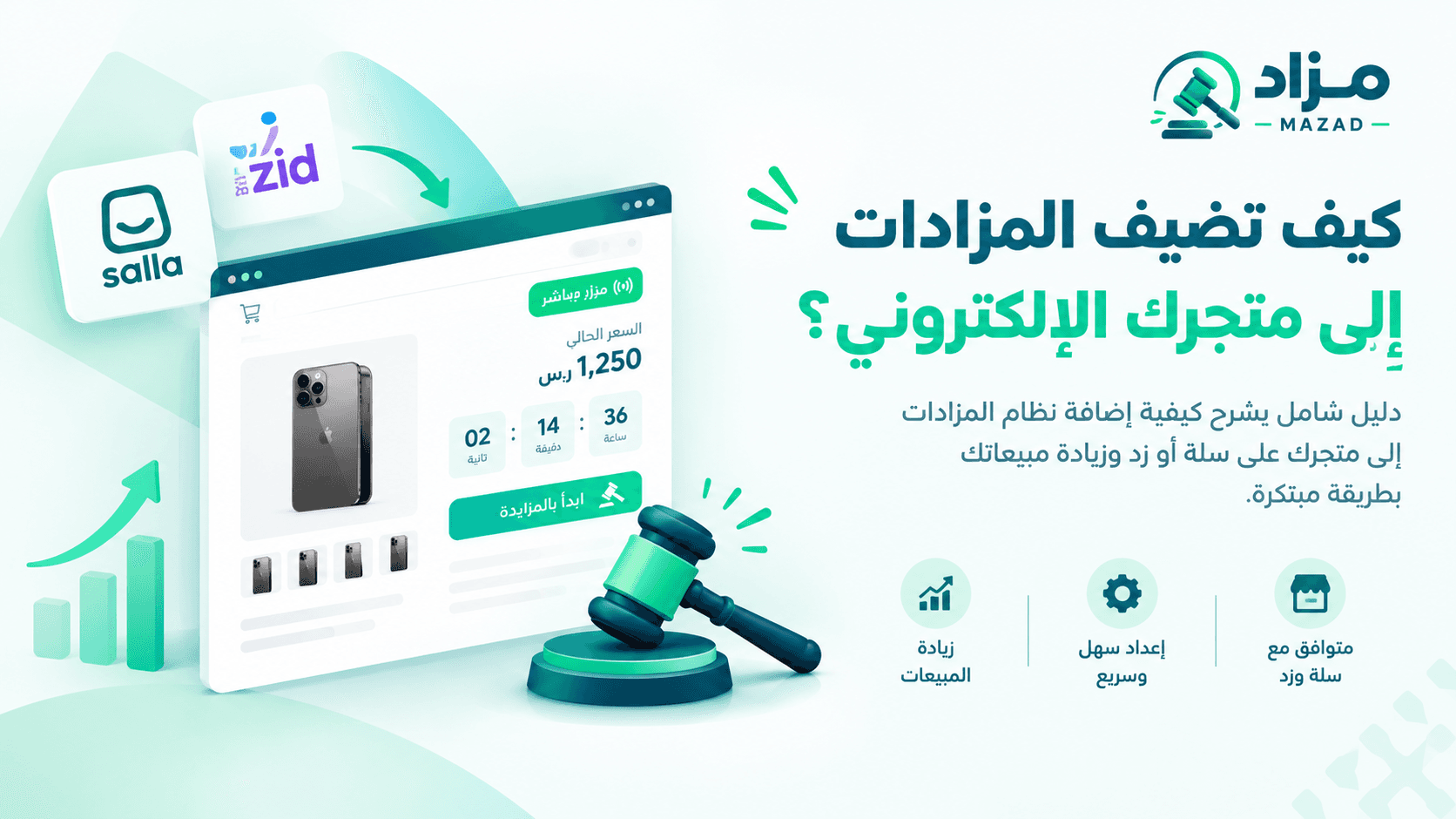 كيف تضيف المزادات إلى متجرك الإلكتروني؟